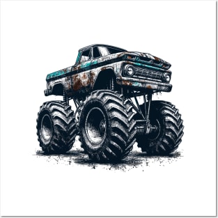 Monster Truck Posters and Art